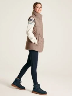 Silver Showerproof Padded Gilet -Oxford Sales Store 125481s3