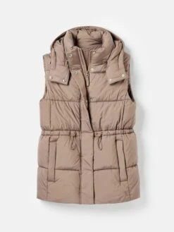 Silver Showerproof Padded Gilet -Oxford Sales Store 125481s7