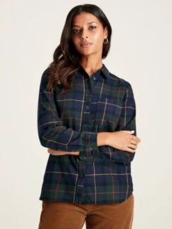 Green Check Brushed Shirt -Oxford Sales Store 156046s3