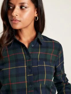 Green Check Brushed Shirt -Oxford Sales Store 156046s6