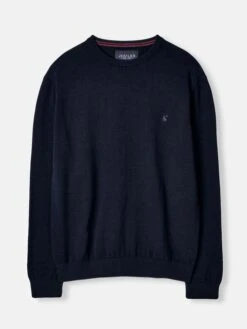 Navy Crew Neck Knitted Jumper -Oxford Sales Store 159877s6