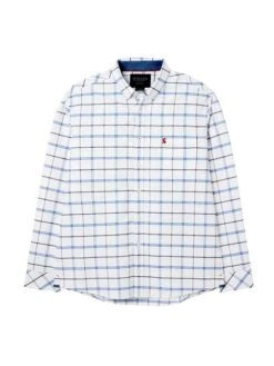 Blue/White Classic Fit Shirt -Oxford Sales Store 163150s8