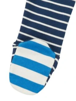 Joules Blue Zippy Artwork Cotton Babygrow -Oxford Sales Store 196960s5