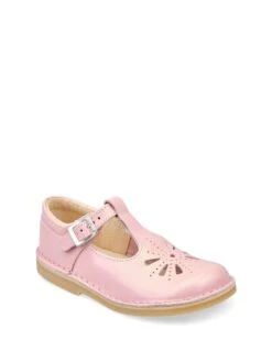 Start-Rite Lottie Pink Leather Classic T-Bar Shoes F Fit -Oxford Sales Store 227 370s3