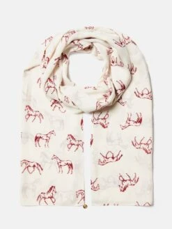 Red Printed Scarf 7 Red Printed Scarf -Oxford Sales Store 258992s3