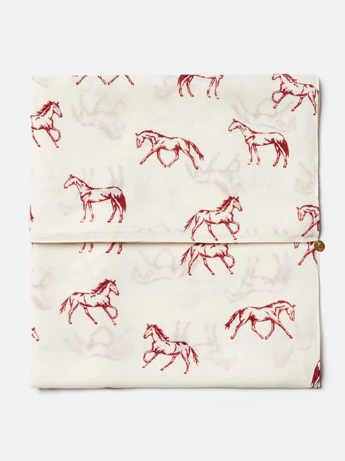 Red Printed Scarf 5 Red Printed Scarf - Image 5