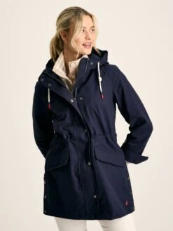Navy Blue Waterproof Raincoat