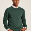 Green Crew Neck Knitted Jumper