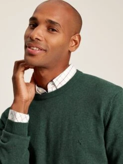 Green Crew Neck Knitted Jumper -Oxford Sales Store 308642s4