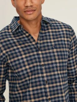 Blue Check Shirt 9 Blue Check Shirt -Oxford Sales Store 311281s4