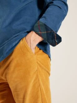 Miller Blue Classic Fit Cord Shirt -Oxford Sales Store 317 303s7