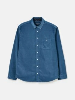 Miller Blue Classic Fit Cord Shirt -Oxford Sales Store 317 303s8