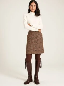 Cream Roll Neck Top -Oxford Sales Store 317467s3