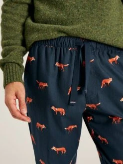 Navy Blue Printed Pyjama Bottoms -Oxford Sales Store 326016s4