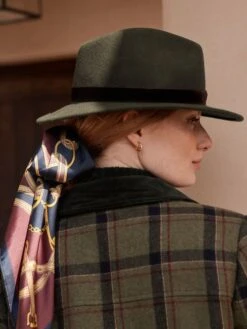 Khaki Fedora Hat -Oxford Sales Store 334361s7