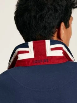 Blue Rugby Shirt With Badges -Oxford Sales Store 341269s3