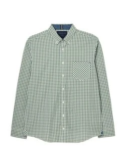 Joules Green Goodridge Long Sleeve Classic Fit Poplin Shirt -Oxford Sales Store 378172s7