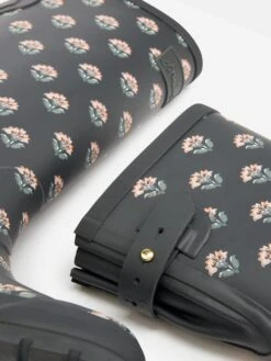 Grey Printed Wellies 10 Grey Printed Wellies -Oxford Sales Store 391685s5