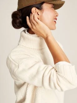 Cream Roll Neck Jumper -Oxford Sales Store 402913s4