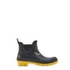 Joules Black Wellibob Short Height Printed Wellies
