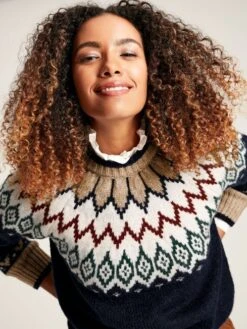 Navy Fair Isle Jumper -Oxford Sales Store 429378s5