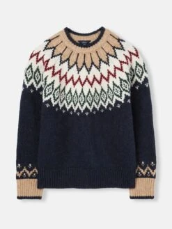 Navy Fair Isle Jumper -Oxford Sales Store 429378s7