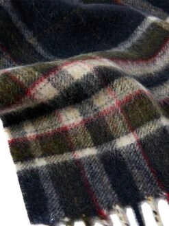 Navy Blue Wool Scarf -Oxford Sales Store 432662s5