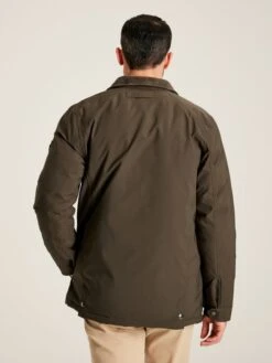 Brown Multi-pocket Waterproof With Padded Lining Coat -Oxford Sales Store 435 305s4