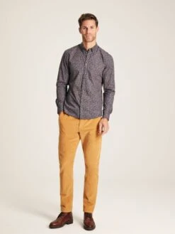 Navy Paisley Classic Fit Printed Shirt -Oxford Sales Store 530676s3