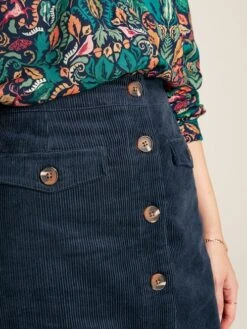 Avery Navy Blue Cord Skirt -Oxford Sales Store 539 653s5