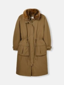 Tan Brown Waterproof Padded Jacket -Oxford Sales Store 564402s11