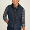 Blue Quilted Gilet