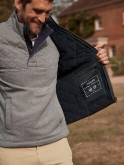 Blue Quilted Gilet -Oxford Sales Store 579 709s6