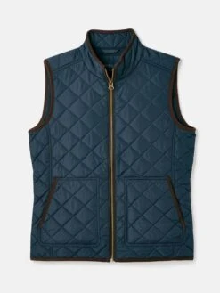 Blue Quilted Gilet -Oxford Sales Store 579 709s7