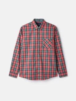 Red Long Sleeve Classic Fit Poplin Shirt 14 Red Long Sleeve Classic Fit Poplin Shirt -Oxford Sales Store 584559s7