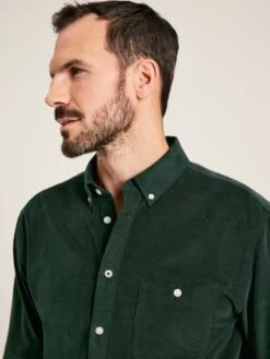 Miller Green Classic Fit Cord Shirt -Oxford Sales Store 597 834s4