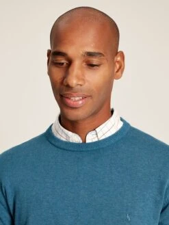 Blue Crew Neck Knitted Jumper 9 Blue Crew Neck Knitted Jumper -Oxford Sales Store 606203s4