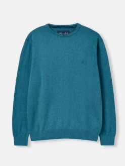 Blue Crew Neck Knitted Jumper 11 Blue Crew Neck Knitted Jumper -Oxford Sales Store 606203s6