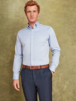 Sky Blue Oxford Shirt -Oxford Sales Store 622 612s4