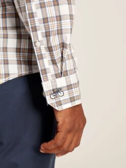 Cream Long Sleeve Classic Fit Poplin Shirt 9 Cream Long Sleeve Classic Fit Poplin Shirt -Oxford Sales Store 626328s3