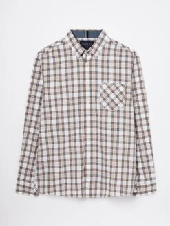 Cream Long Sleeve Classic Fit Poplin Shirt 13 Cream Long Sleeve Classic Fit Poplin Shirt -Oxford Sales Store 626328s7