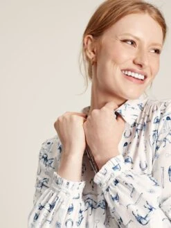 White Poplin Concealed Placket Shirt -Oxford Sales Store 628925s4