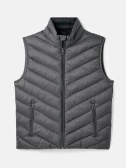 Garrett Grey Padded Shower Resistant Gilet -Oxford Sales Store 630471s5