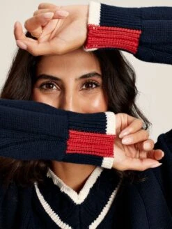 Navy Blue V-Neck Cricket Jumper -Oxford Sales Store 642191s3