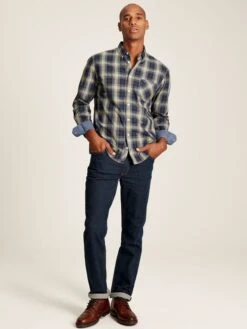 Green Long Sleeve Classic Fit Poplin Shirt -Oxford Sales Store 645869s5