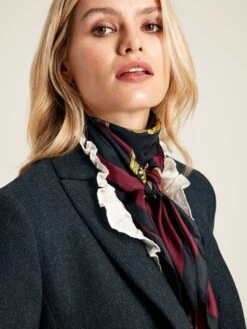 Navy Blue Tweed Blazer -Oxford Sales Store 675 225s4