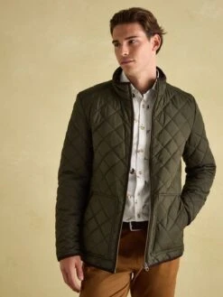 Green Maynard Quilted Coat 11 Green Maynard Quilted Coat -Oxford Sales Store 683029s3