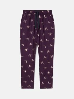 Purple Mallards Printed Pyjama Bottoms -Oxford Sales Store 759807s5
