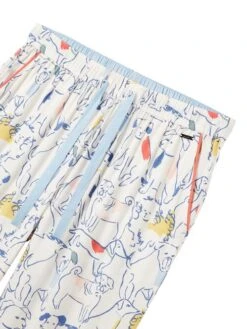 Joules Luna Light White Pyjama Bottoms -Oxford Sales Store 787219s7