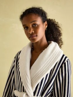 Navy Stripe Dressing Gown -Oxford Sales Store 811417s4